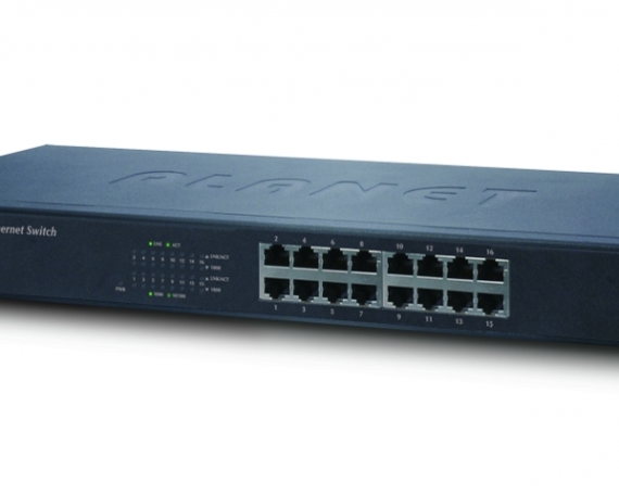 Planet GSW-1601 – 16-Port 10/100/1000Mbps Gigabit Ethernet Switch