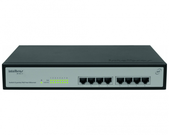 SF 802 AF Switch 8 portas PoE Fast Ethernet