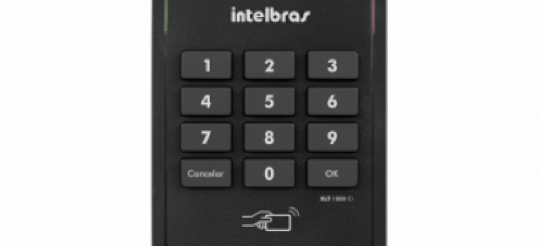 Leitor de RFID com teclado numérico XLT 1000 ID Intelbras
