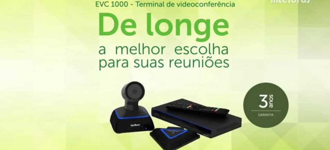 Videoconferência EVC 1000 Intelbrás