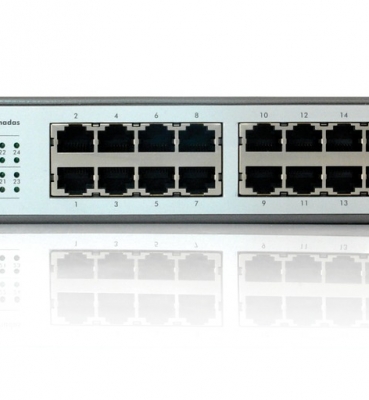 SG 2404 PoE Switch Gerenciável 24 portas PoE Gigabit Ethernet com 4 Mini-GBIC compartilhadas